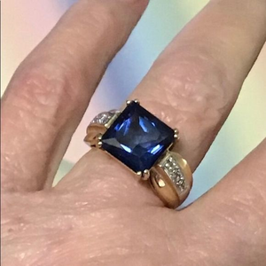 14K John‎ Rinker Sapphire Ring